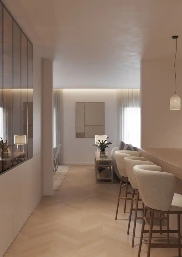 Sala de estar de Piso en venta en Barcelona con Aire acondicionado, Calefacción y Trastero