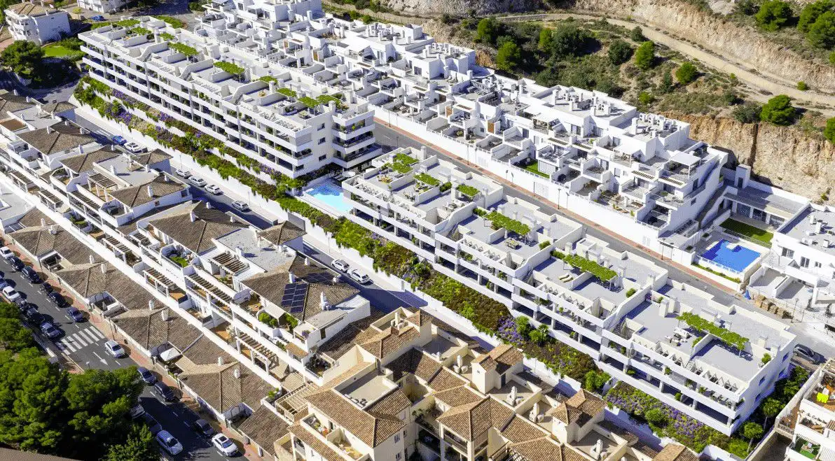 Vista exterior de Apartamento en venta en Benalmádena con Aire acondicionado, Calefacción y Terraza
