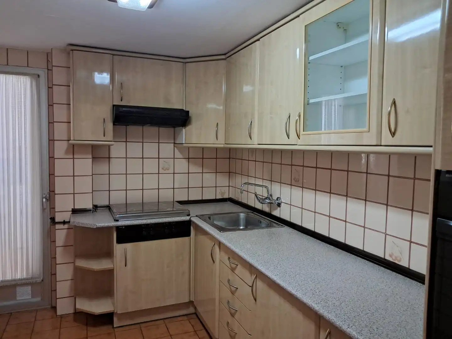 Kitchen of Flat for sale in Gandia  with Air Conditioner, Furnished and Oven