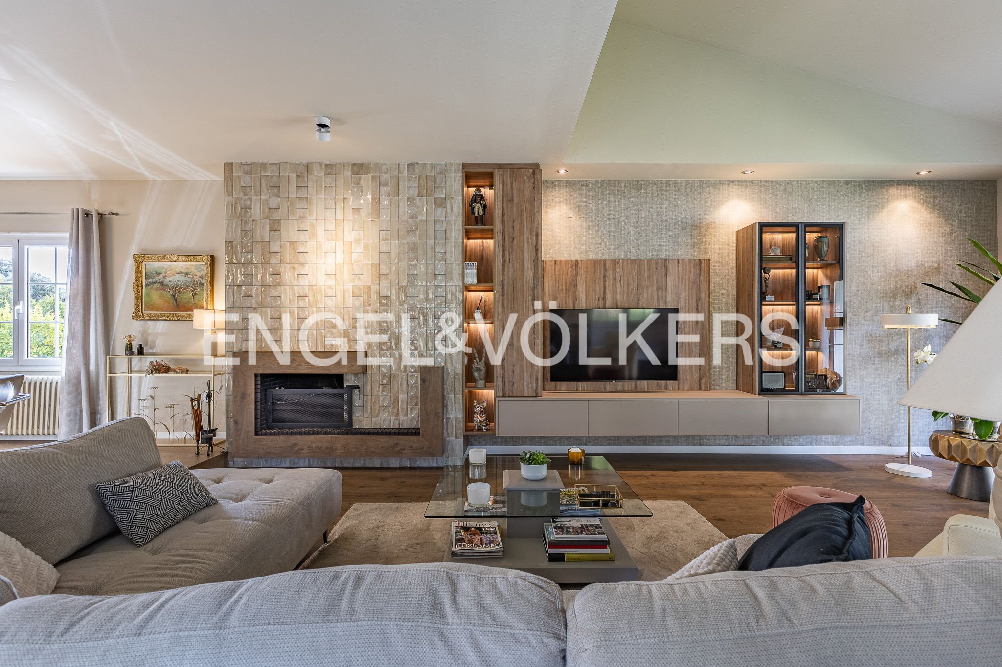 Living room of Houses for sale in Matadepera  with Air Conditioner, Heating and Private garden