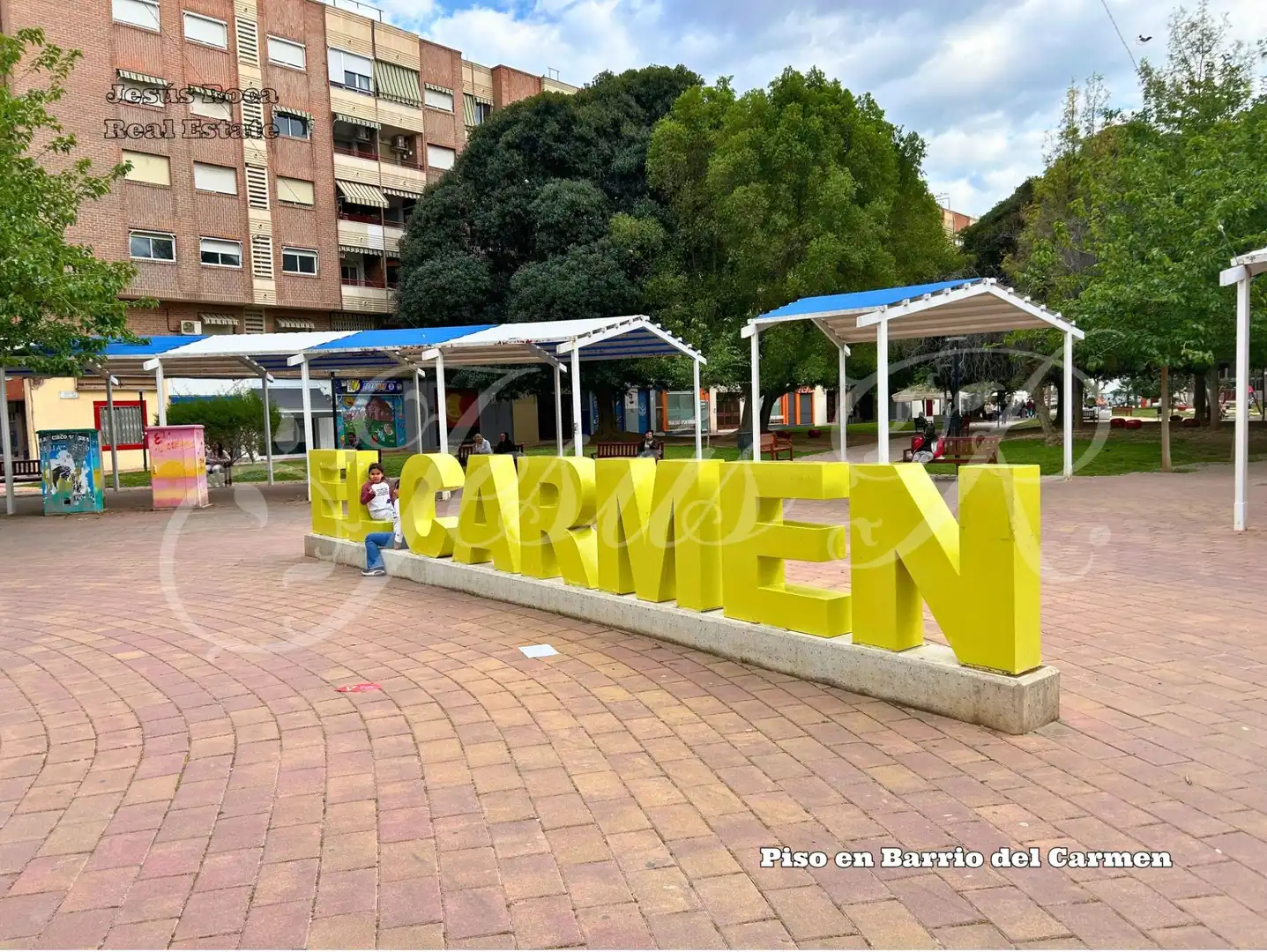 Garden of Flat for sale in Murcia  with Air Conditioner, Heating and Furnished