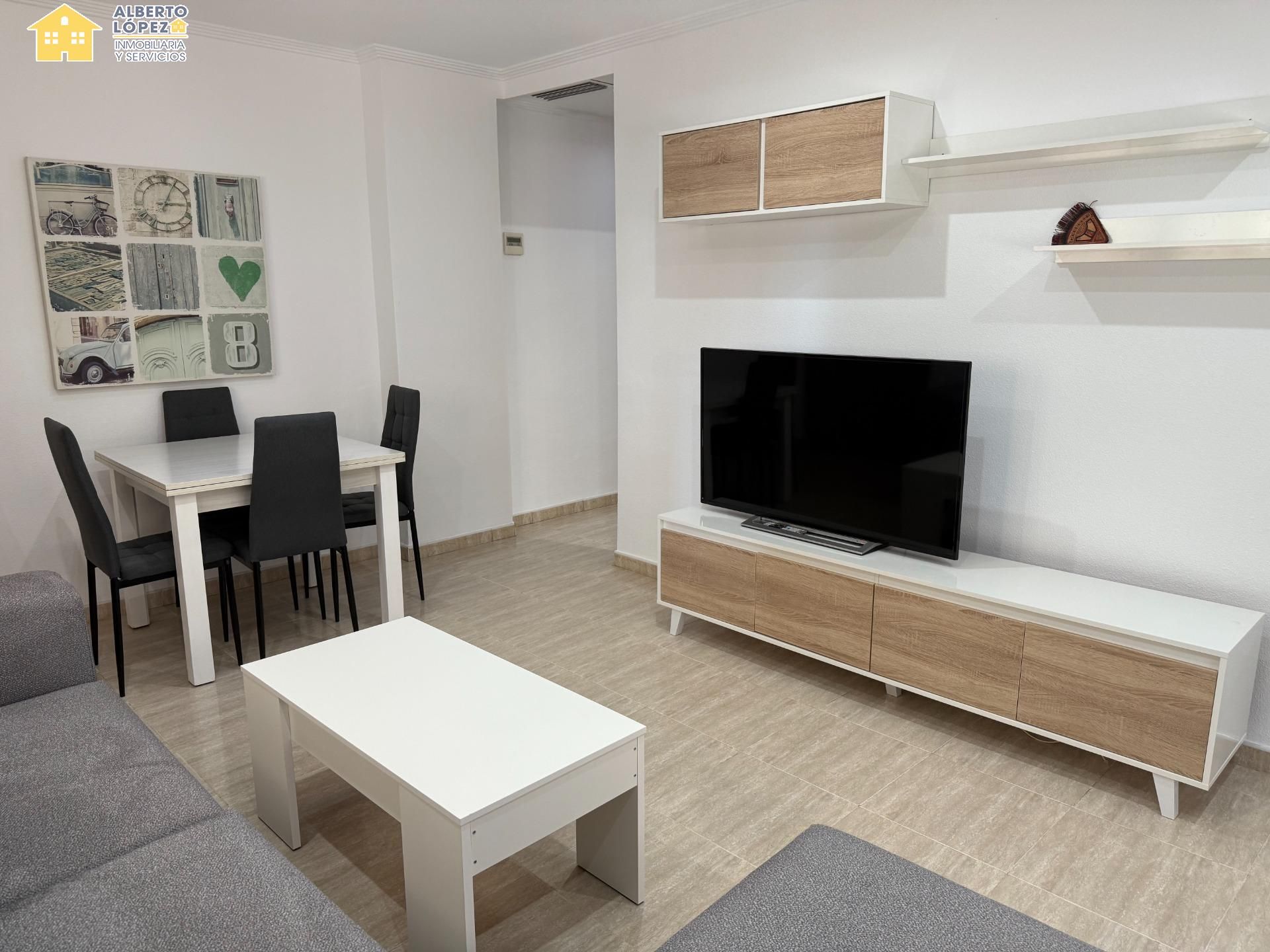 Living room of Apartment to rent in Elche / Elx  with Air Conditioner and Terrace
