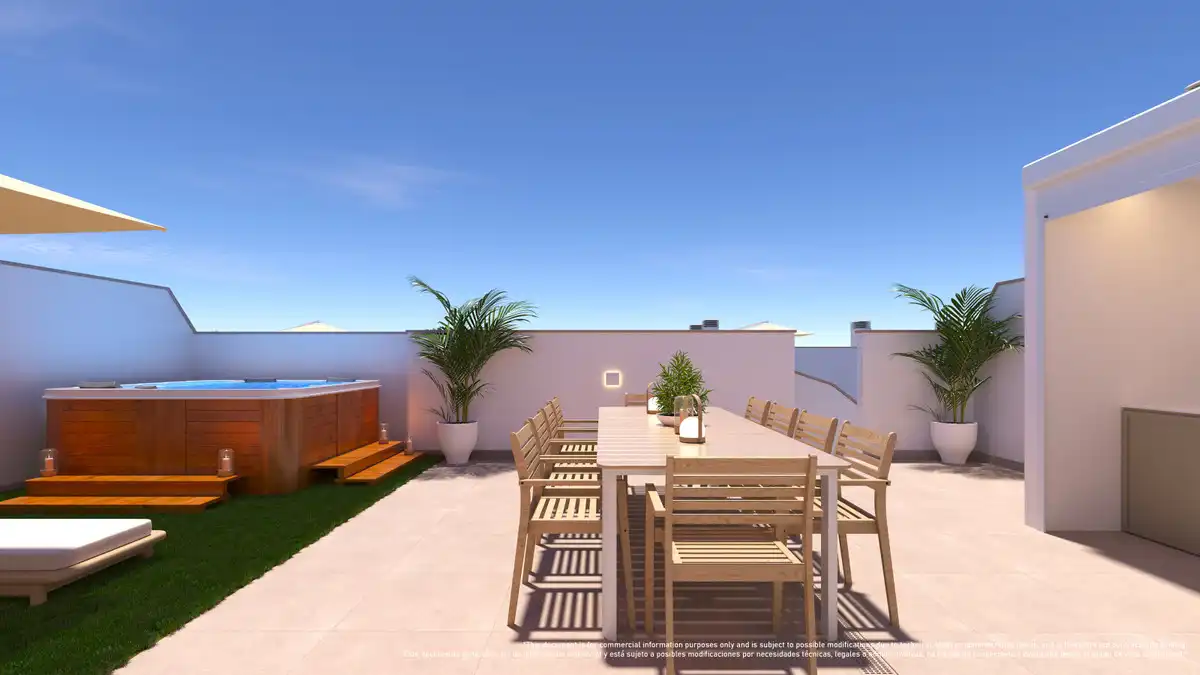 Terrassa de Apartament en venda en Pilar de la Horadada