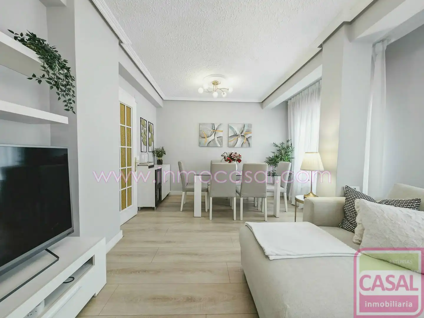 Wohnzimmer von Wohnung zum Verkauf in Oviedo  mit Heizung und Möbliert
