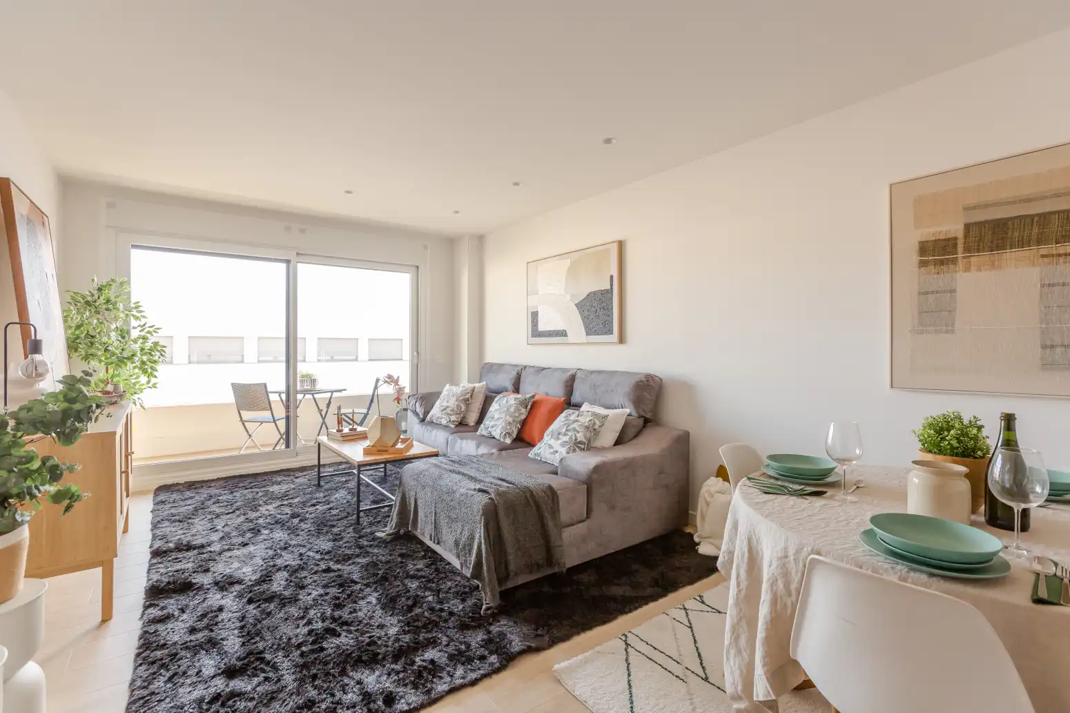 Living room of Attic for sale in Zizur Mayor / Zizur Nagusia  with Air Conditioner, Heating and Private garden