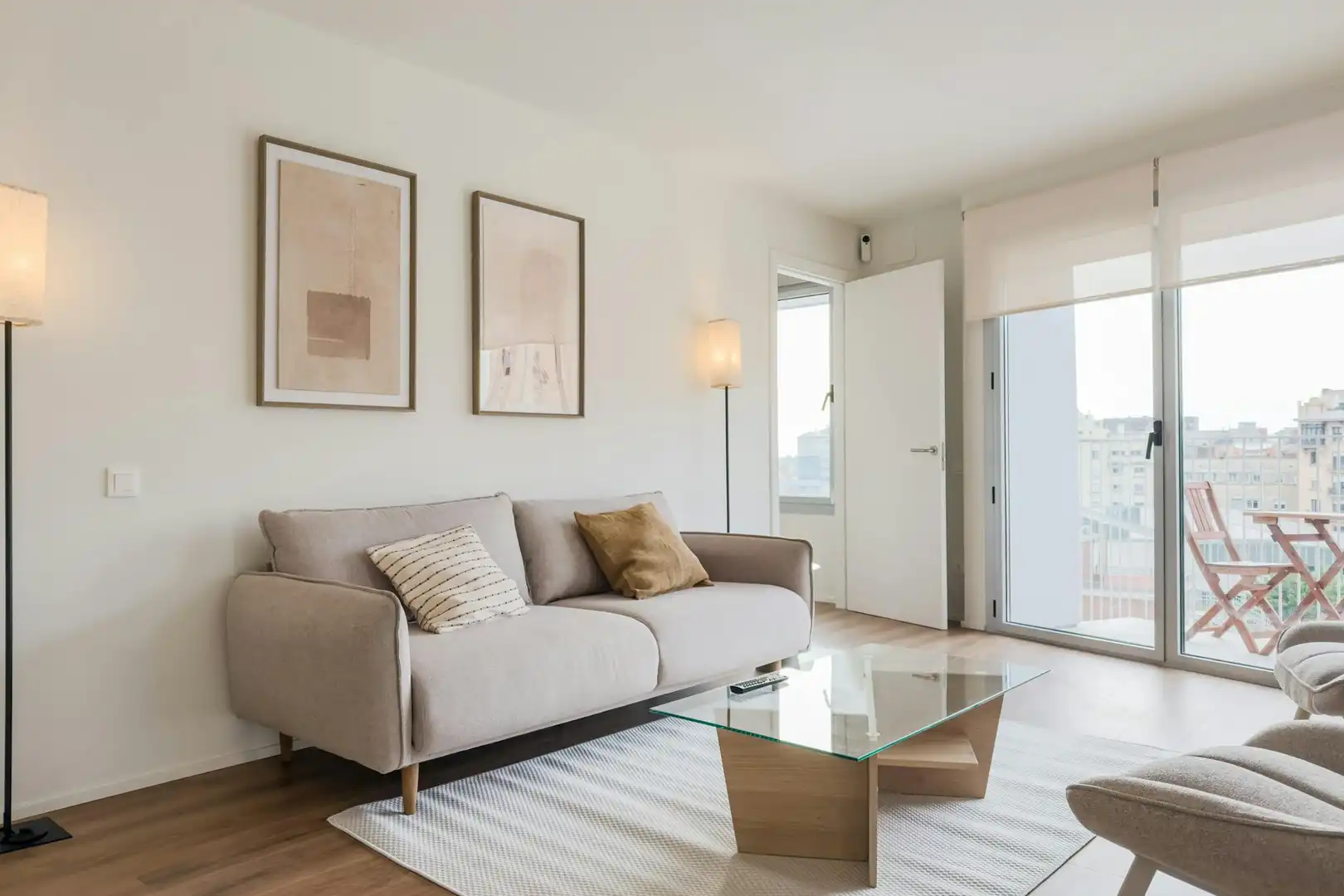 Living room of Flat for rent in Gràcia