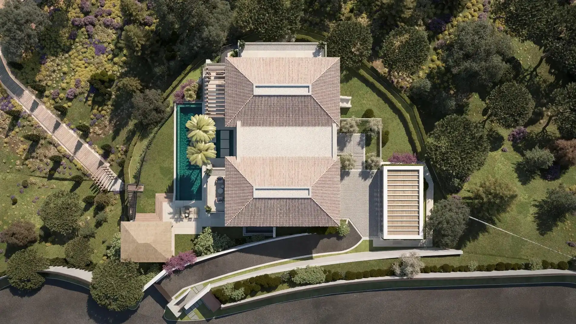 Jardín de Casa o chalet en venta en Benahavís