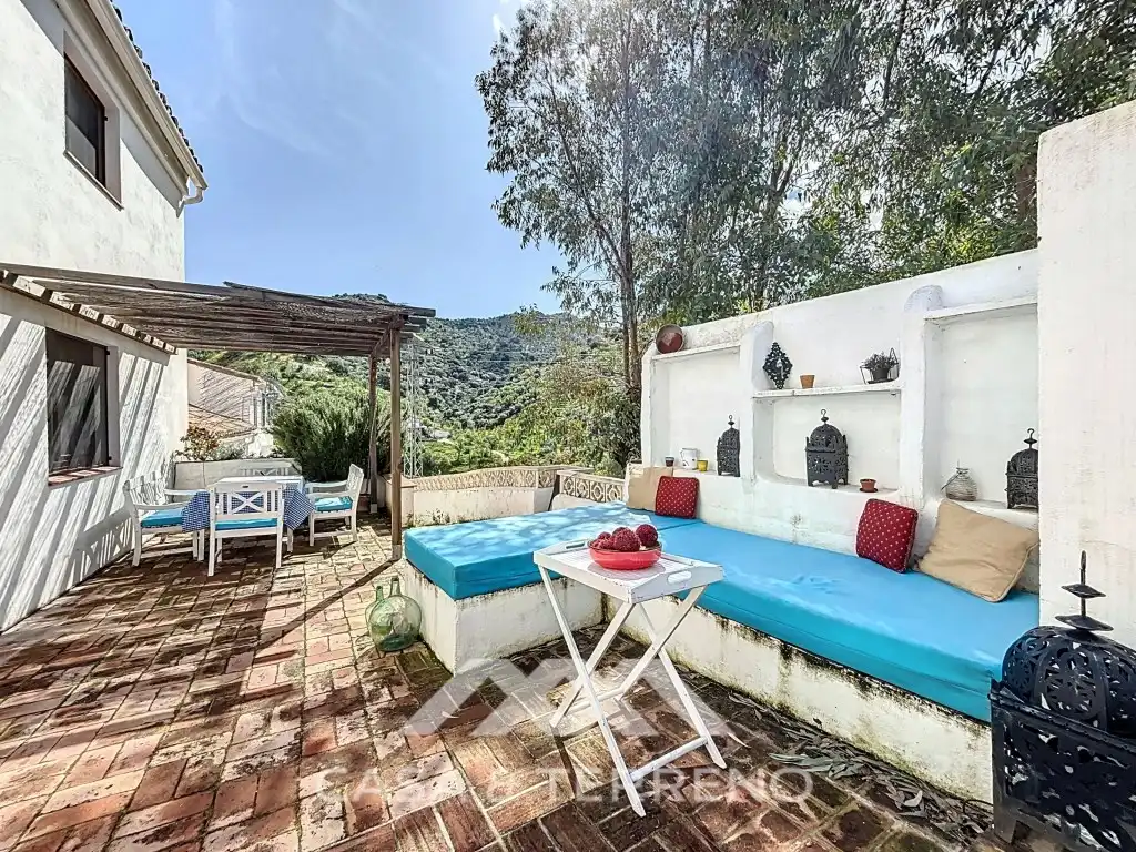 Terrassa de Casa o xalet en venda en Comares amb Aire condicionat, Jardí privat i Terrassa
