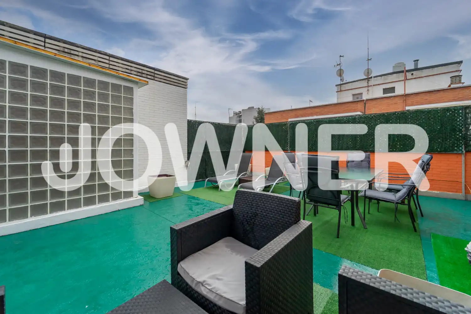 Terrace of Duplexes for rent in Madrid  with Air Conditioner, Heating and Terrace