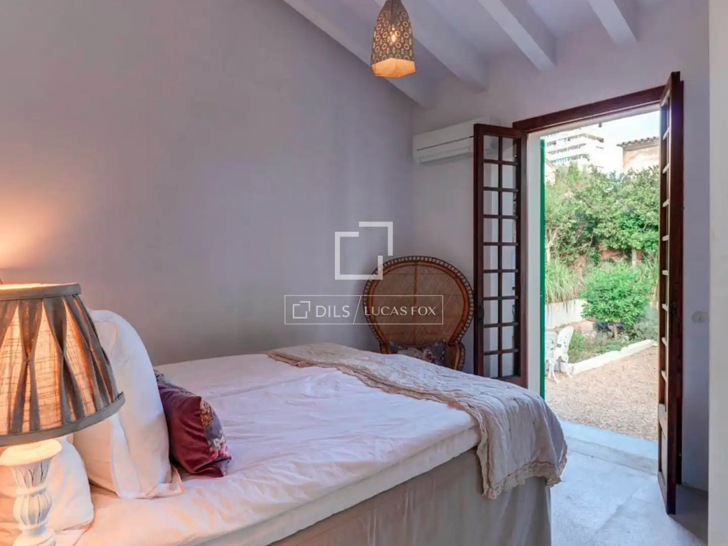 Bedroom of Houses for rent in  Palma de Mallorca  with Air Conditioner, Heating and Private garden