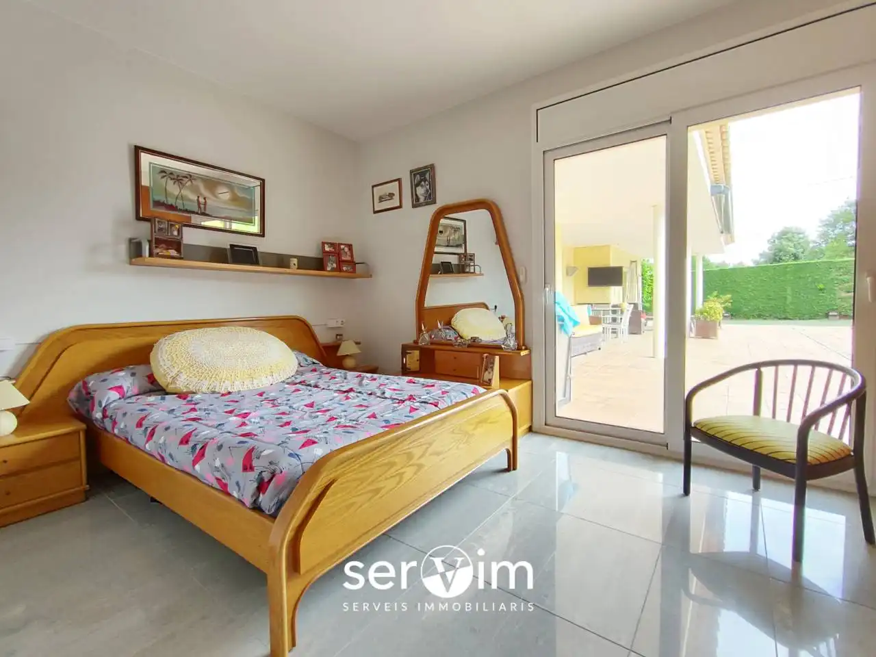 Bedroom of Houses for sale in Llagostera  with Air Conditioner, Private garden and Terrace