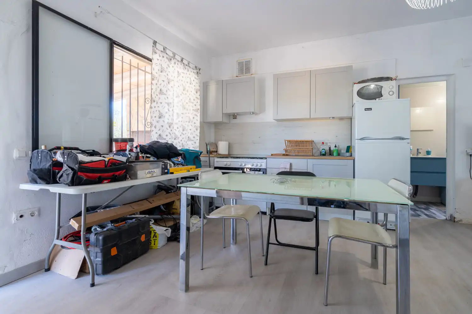 Cocina de Finca rústica en venta en L'Aldea con Terraza y Amueblado