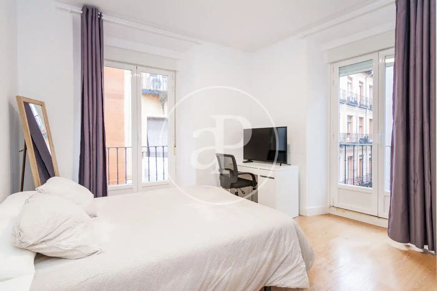 Bedroom of Flat for sale in Madrid  with Air Conditioner, Heating and Furnished