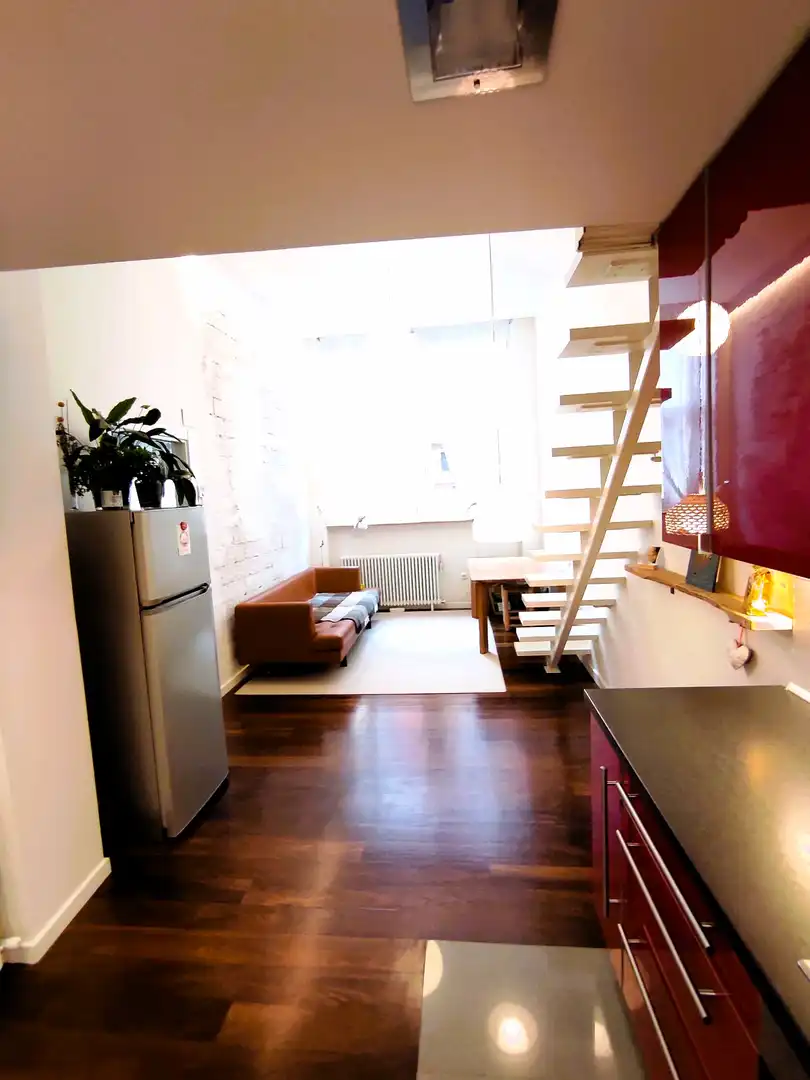Sala de estar de Apartamento en venta en Eibar con Calefacción, Parquet y Horno