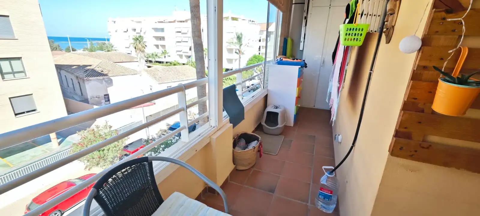 Balcony of Apartments for rent in Dénia  with Air Conditioner, Heating and Terrace