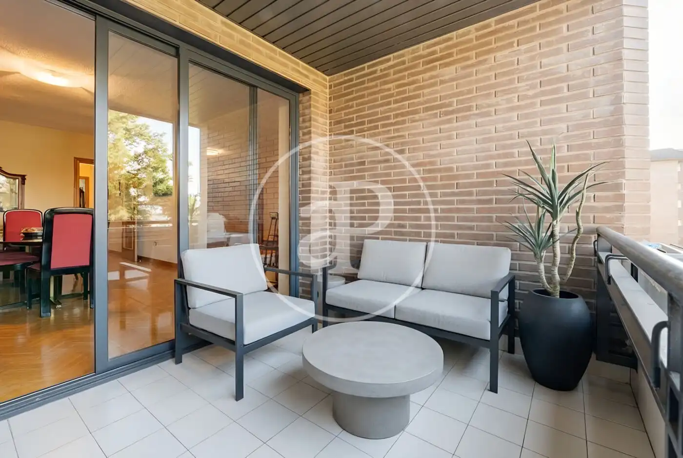 Terrace of Flat for sale in Madrid  with Heating, Terrace and Storage room