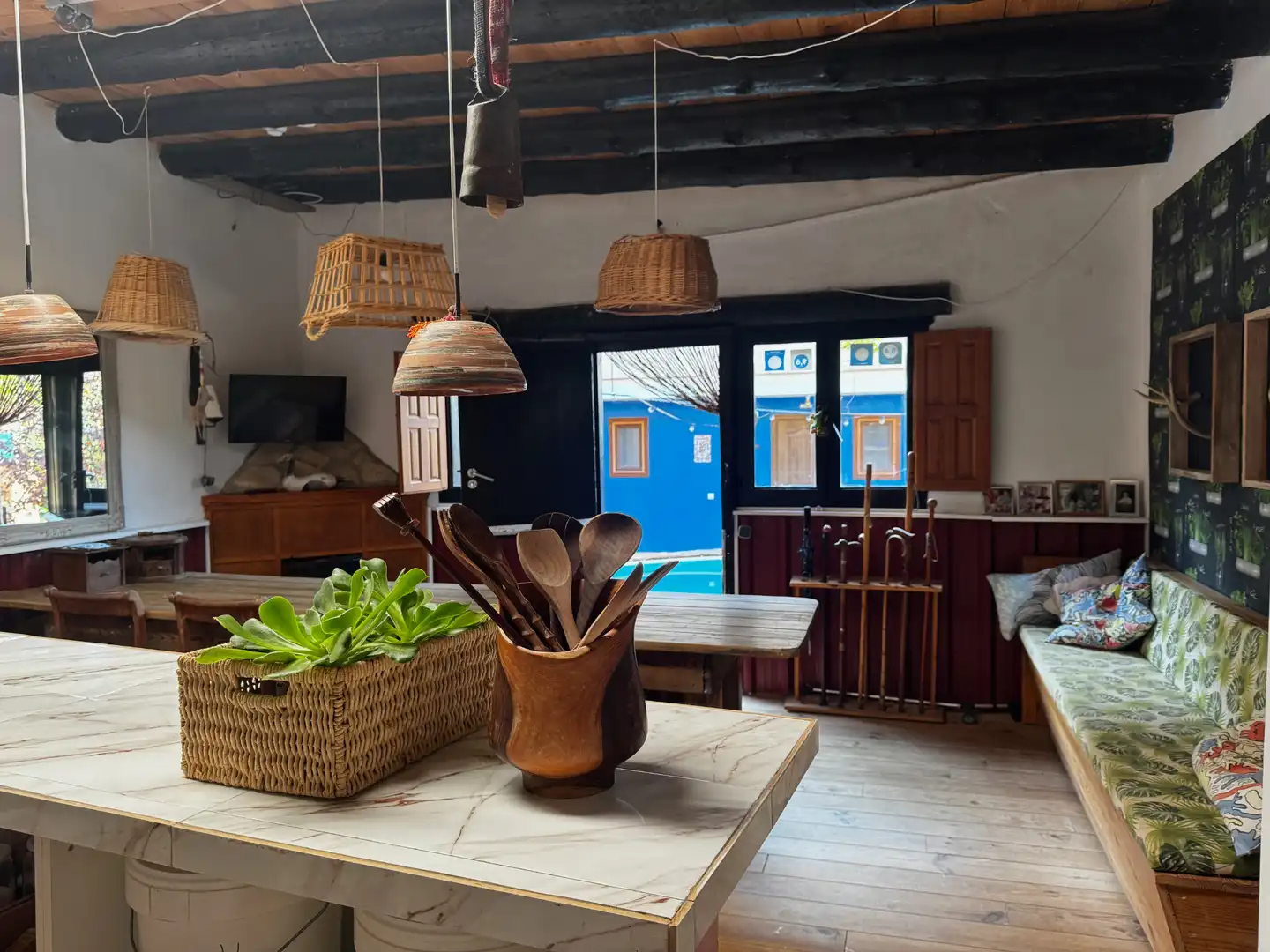 Cocina de Finca rústica en venta en Lledó con Aire acondicionado, Terraza y Piscina