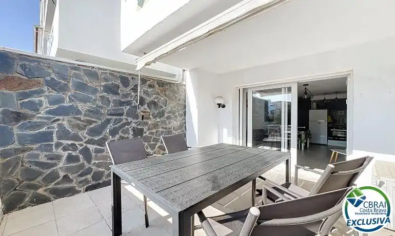 Terrace of Flat for sale in Empuriabrava  with Air Conditioner, Heating and Terrace