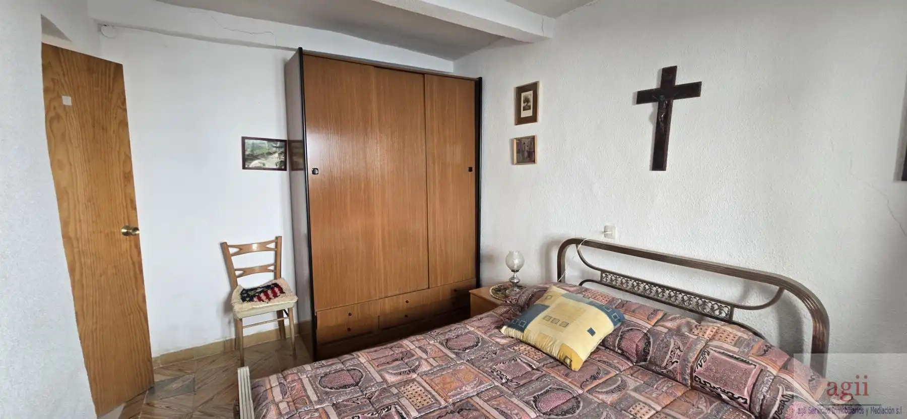 Bedroom of Houses for sale in Villalba del Rey  with Heating, Terrace and Furnished