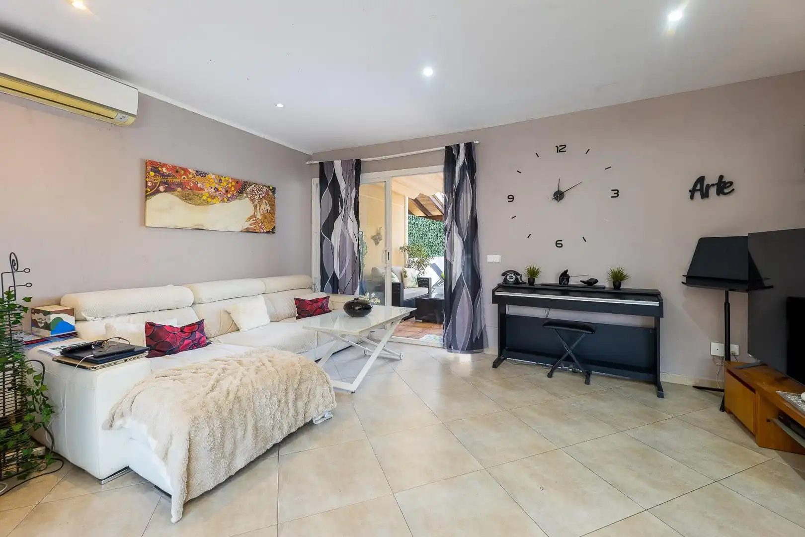 Sala de estar de Casa o chalet en venta en  Palma de Mallorca con Aire acondicionado, Calefacción y Jardín privado