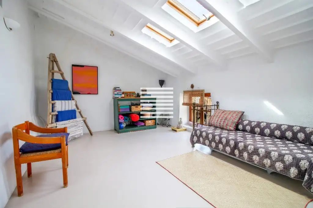 Sala de estar de Casa adosada en venta en Pollença con Aire acondicionado y Amueblado