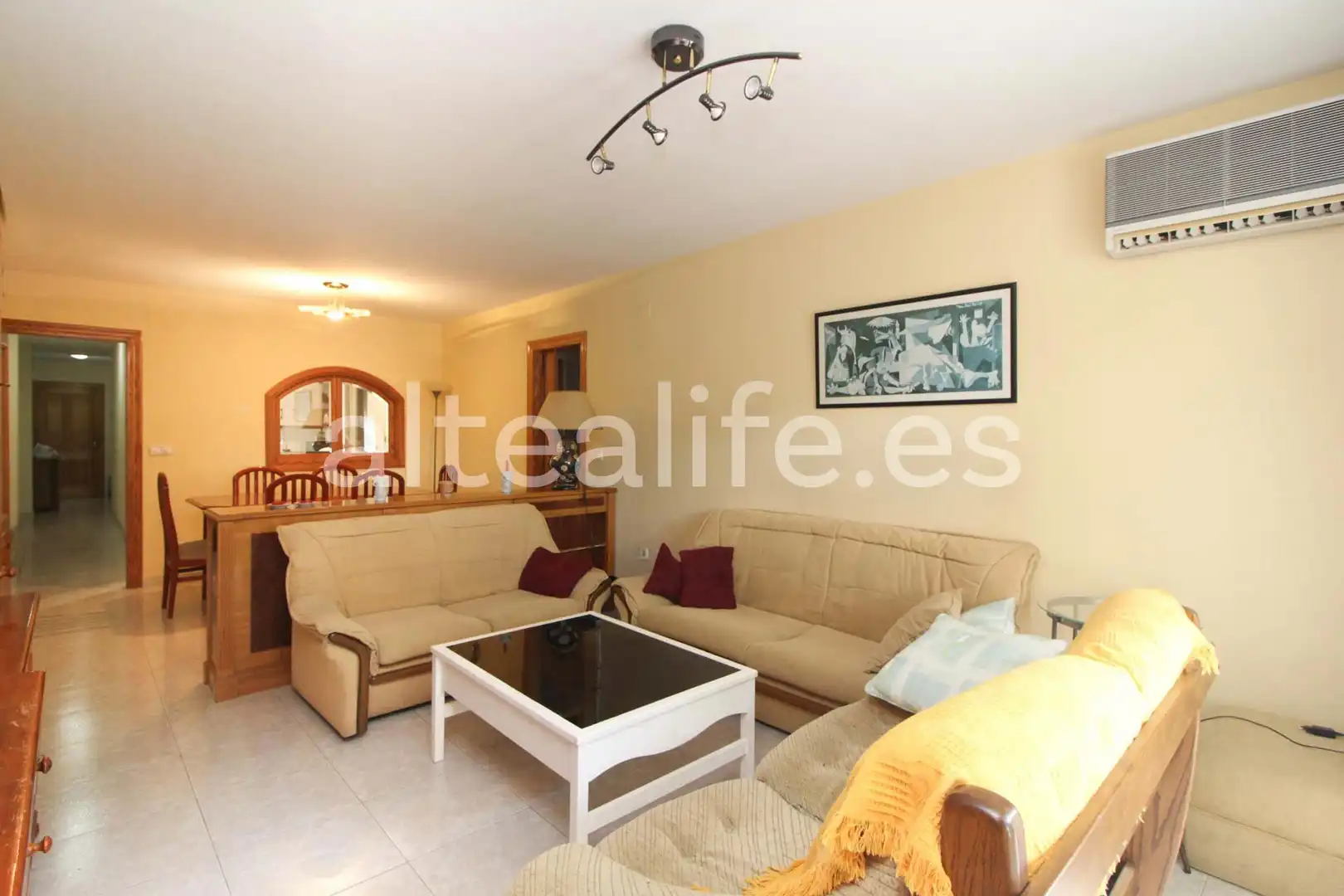 Wohnzimmer von Wohnungen zum Verkauf in Altea mit Klimaanlage und Balkon