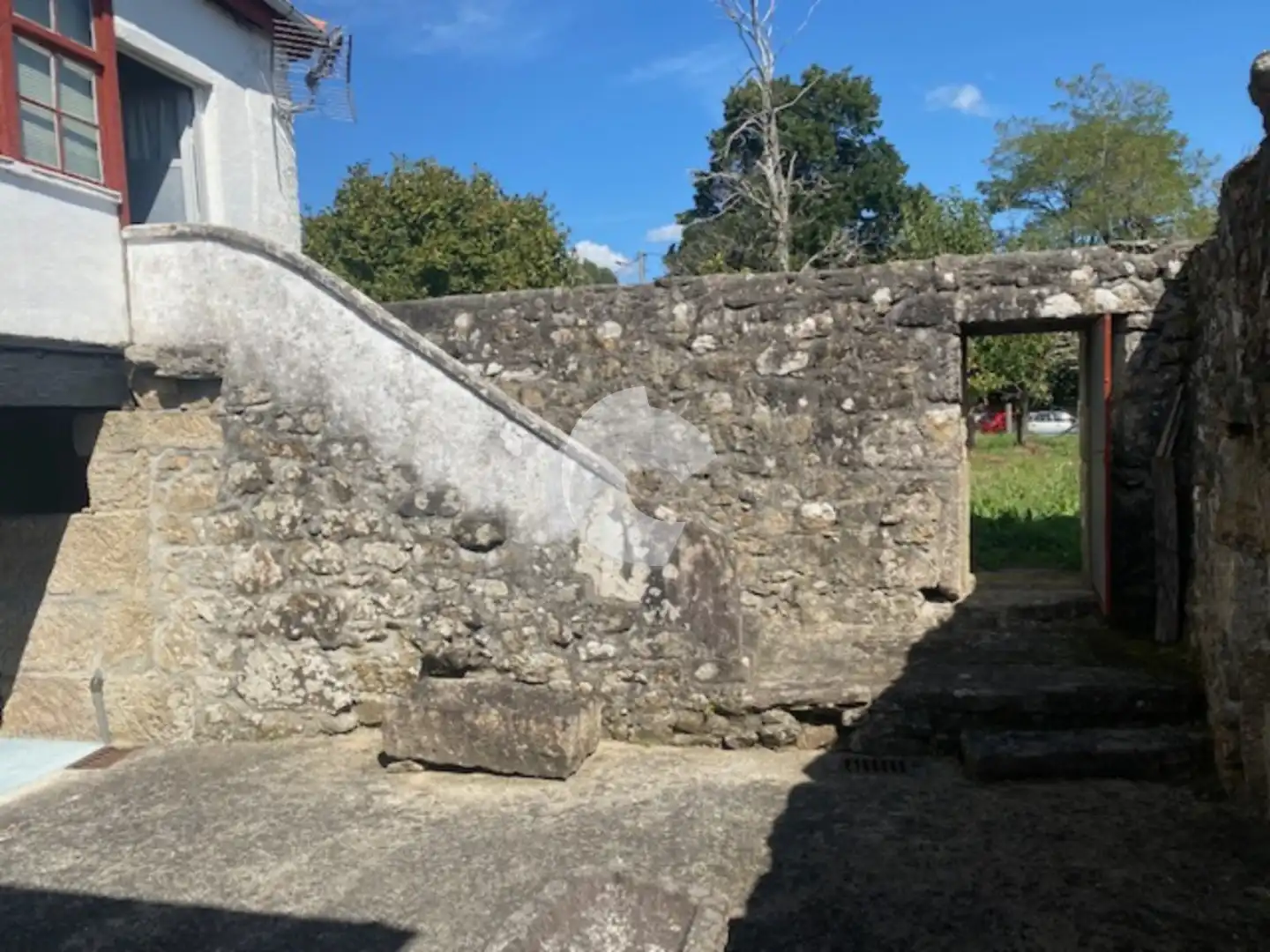 Vista exterior de Casa o chalet en venta en Entrimo con Jardín privado