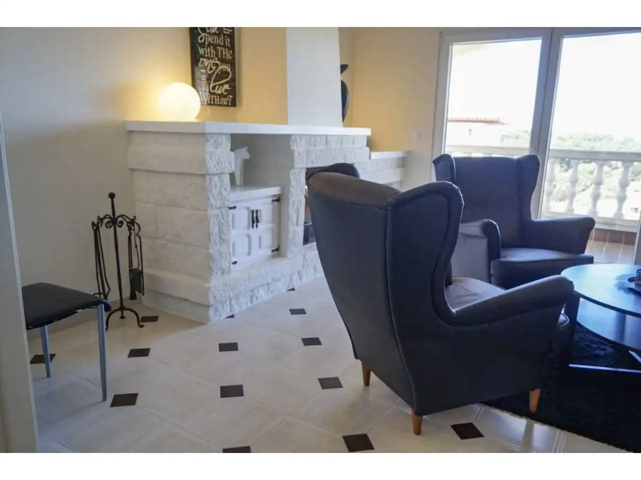 Sala d'estar de Casa o xalet en venda en Lloret de Mar amb Aire condicionat, Calefacció i Jardí privat