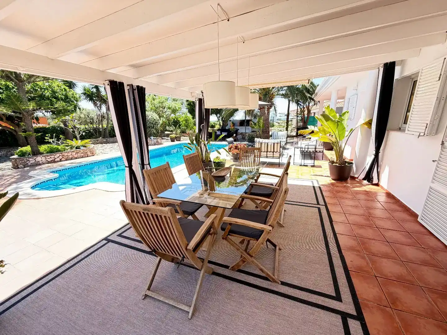 Terrace of Flat for sale in Sant Lluís  with Air Conditioner, Private garden and Parquet flooring