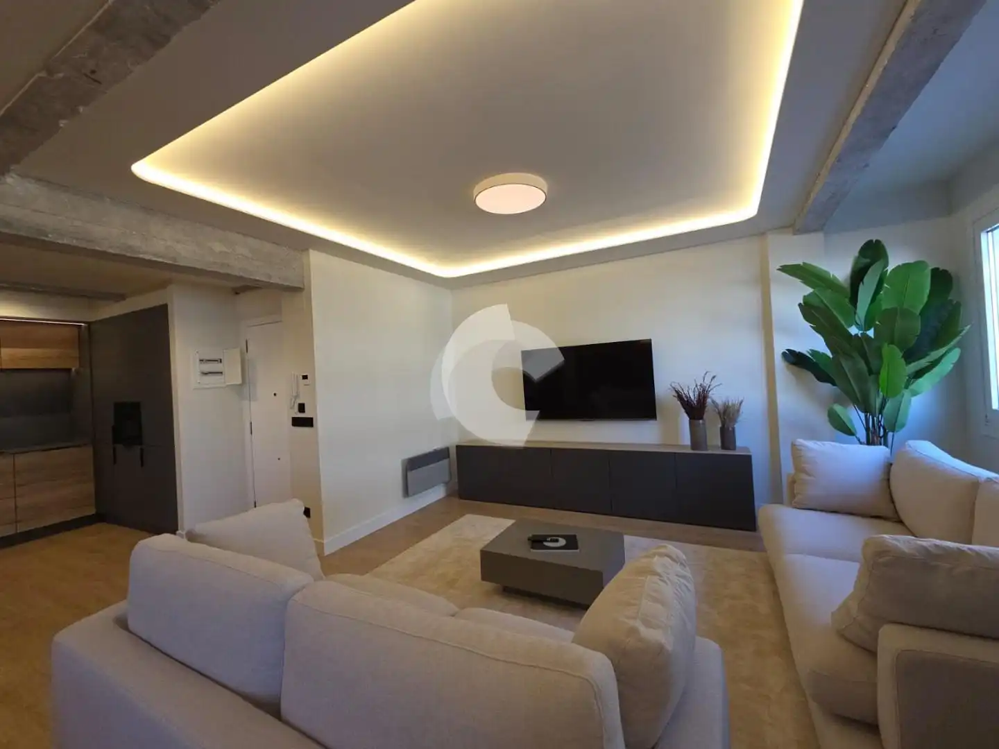 Wohnzimmer von Wohnung zum Verkauf in Vigo  mit Heizung und Möbliert