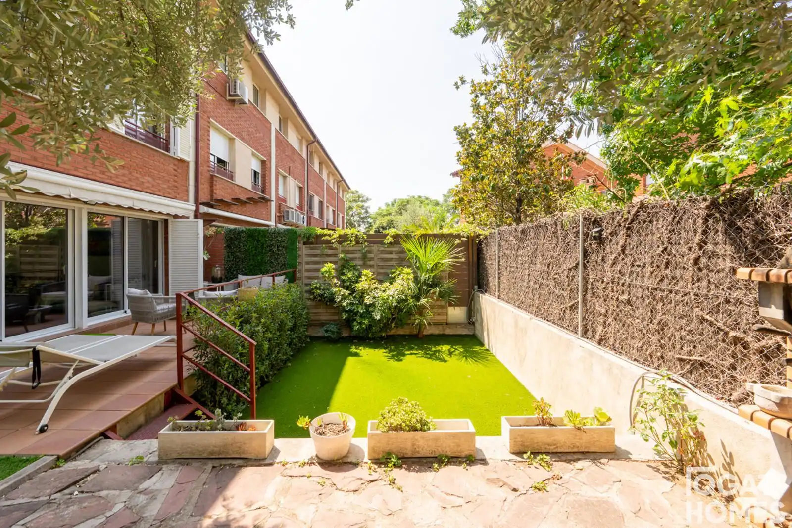 Jardín de Casa adosada en venta en Sant Cugat del Vallès con Aire acondicionado, Calefacción y Trastero
