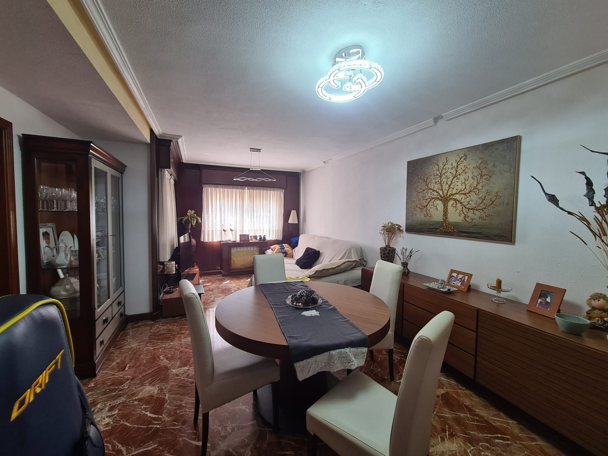 Living room of Single-family semi-detached for sale in Alicante / Alacant  with Air Conditioner, Heating and Terrace