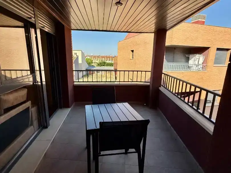 Terrasse von Wohnung zur Miete in Pedrola mit Parkett, Möbliert und Balkon