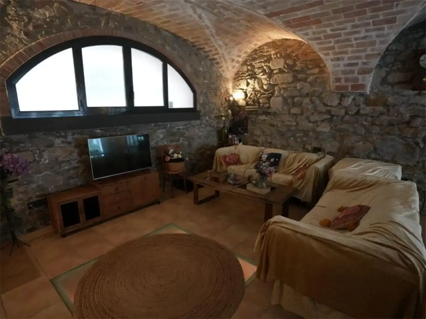 Sala d'estar de Pis en venda en Palau-saverdera amb Aire condicionat