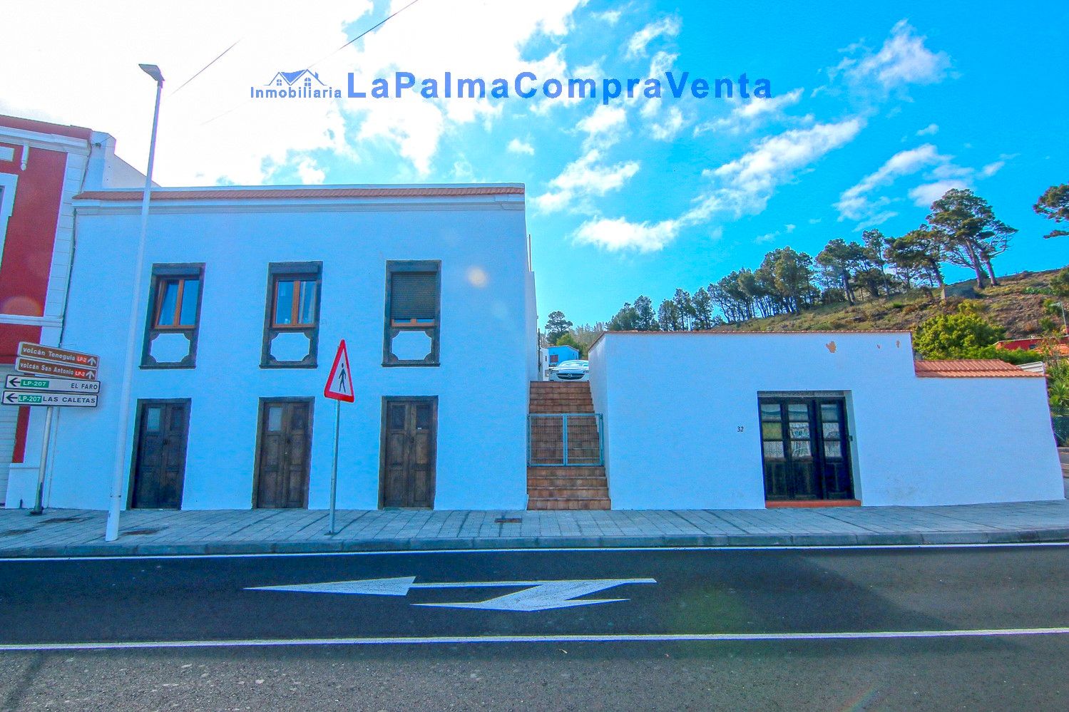Exterior view of House or chalet for sale in Fuencaliente de la Palma  with Private garden, Furnished and Oven