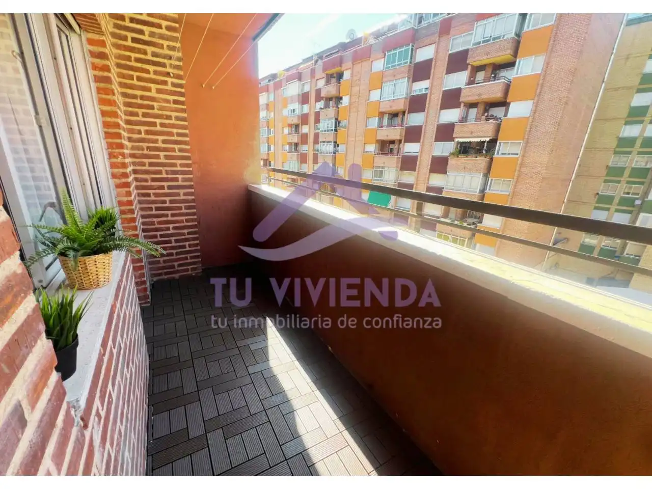 Terraza de Piso de alquiler en Valladolid con Calefacción, Terraza y Amueblado