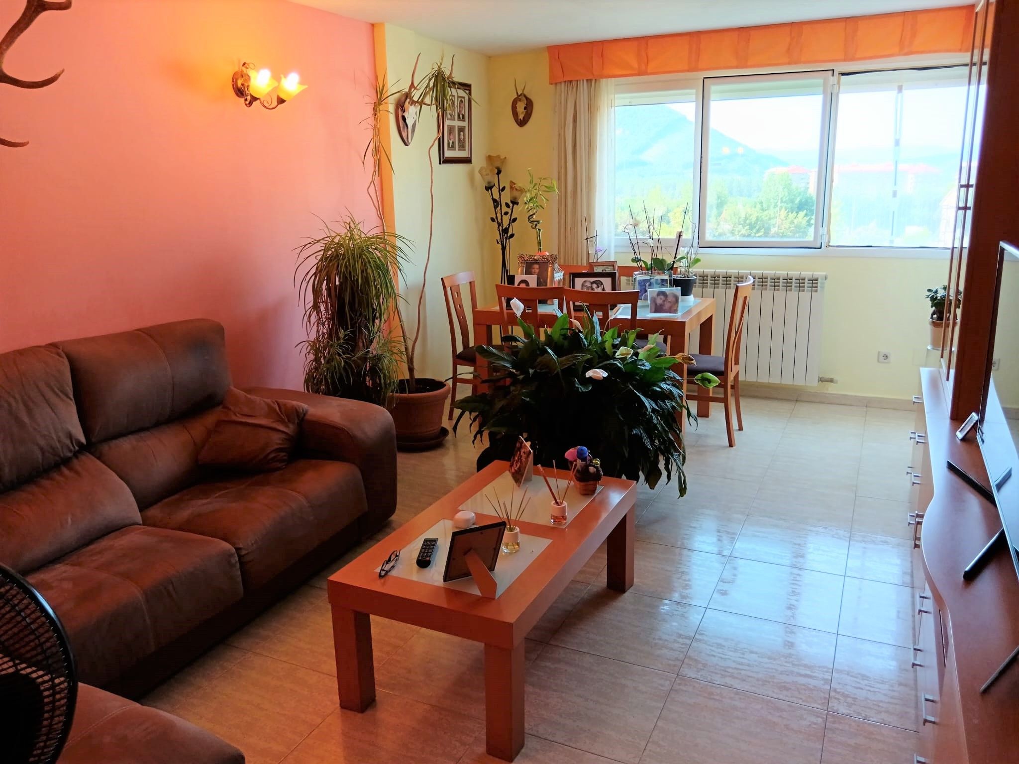 Living room of Flat for sale in Sabiñánigo  with Heating, Terrace and Storage room