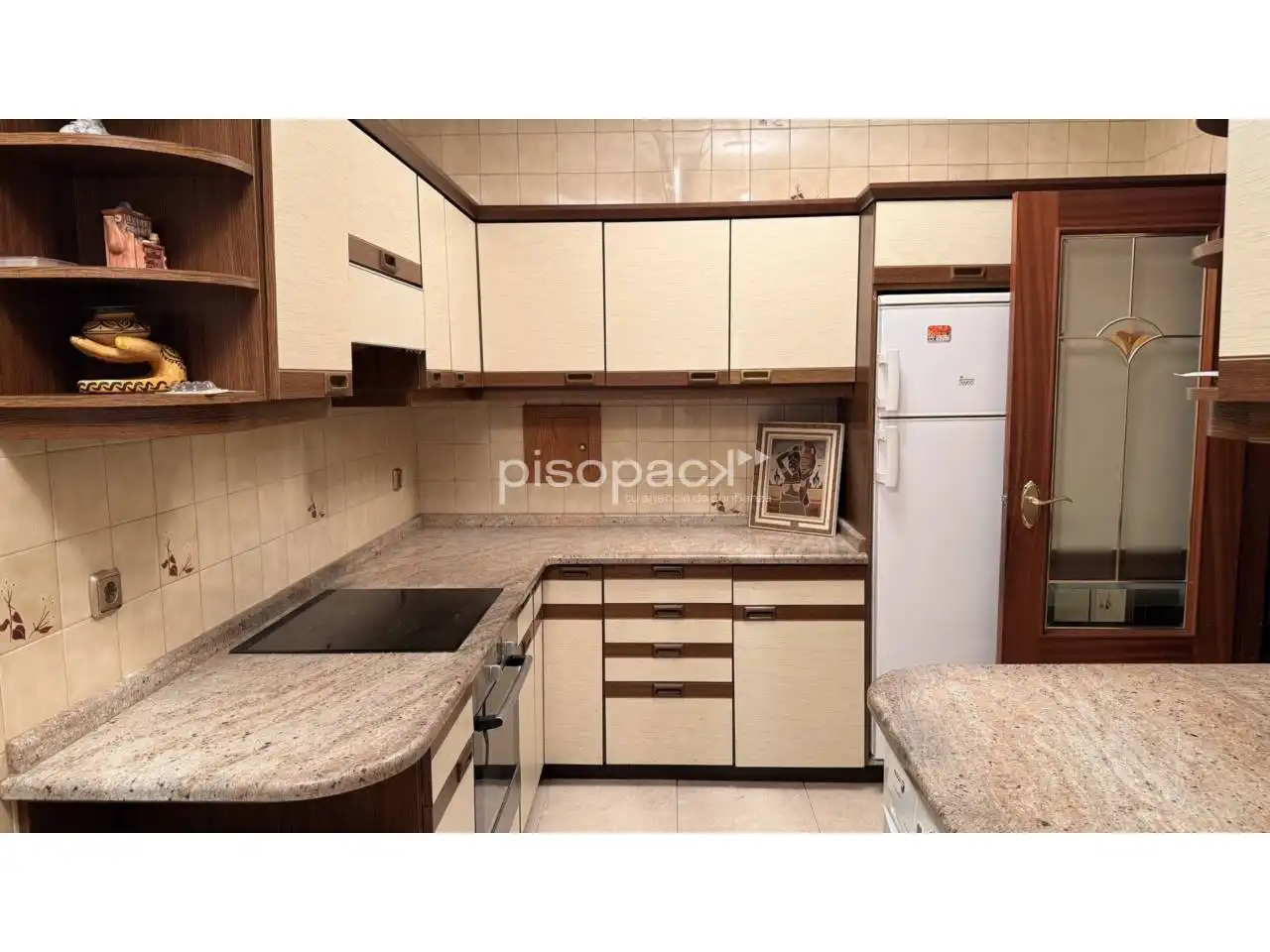 Kitchen of Flat for sale in  Pamplona / Iruña  with Heating, Terrace and Storage room