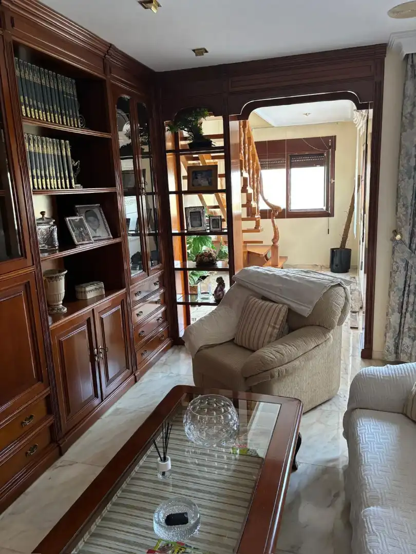 Sala d'estar de Àtic en venda en Jaén amb Aire condicionat, Calefacció i Terrassa