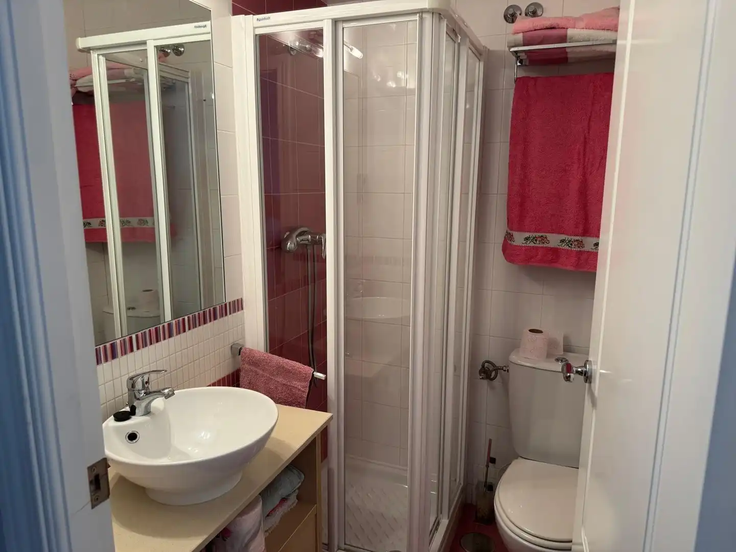 Baño de Piso de alquiler en Murcia con Aire acondicionado y Parquet