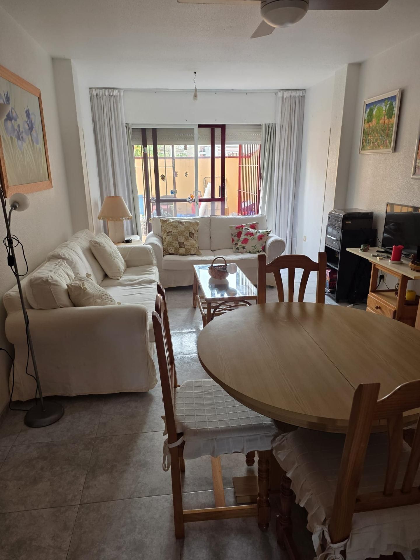 Living room of Flat for sale in San Javier  with Air Conditioner, Private garden and Terrace