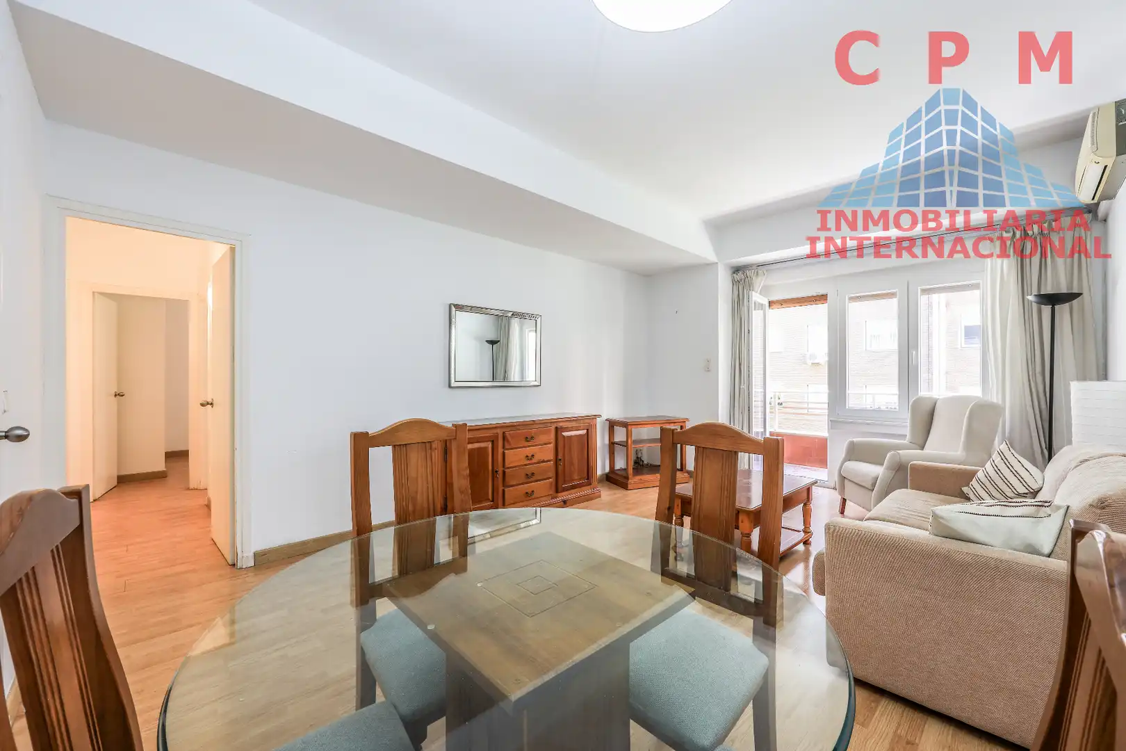Sala de estar de Piso de alquiler en Madrid con Aire acondicionado, Calefacción y Parquet