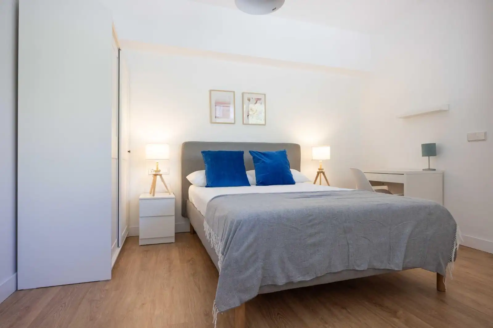 Dormitori de Pis de lloguer en Barcelona amb Aire condicionat, Calefacció i Parquet