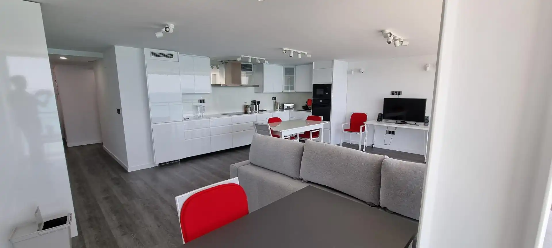 Cuina de Apartament de lloguer en Alicante / Alacant amb Aire condicionat i Moblat