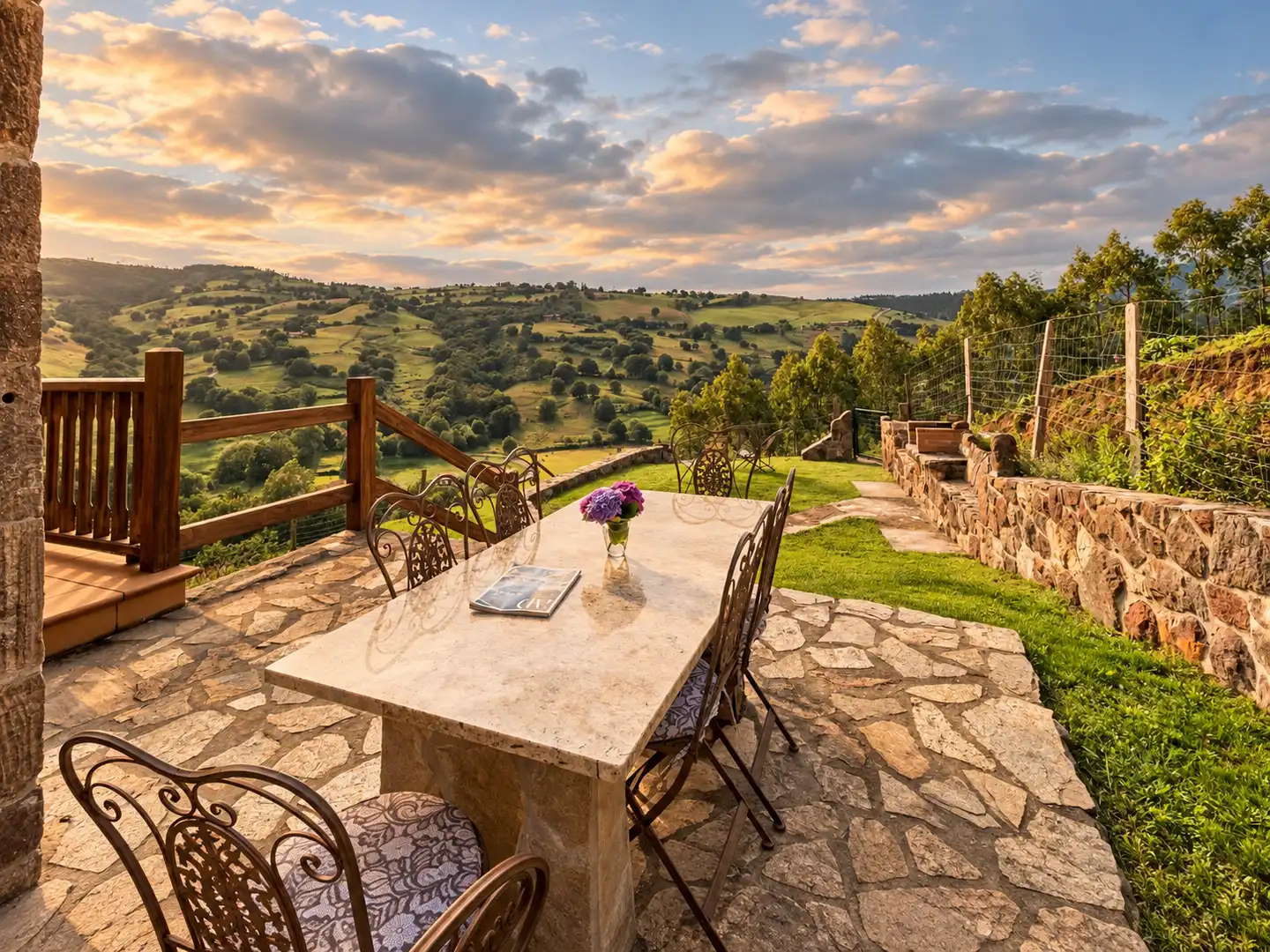 Terrace of Country homes for rent in Liérganes, Cantabria