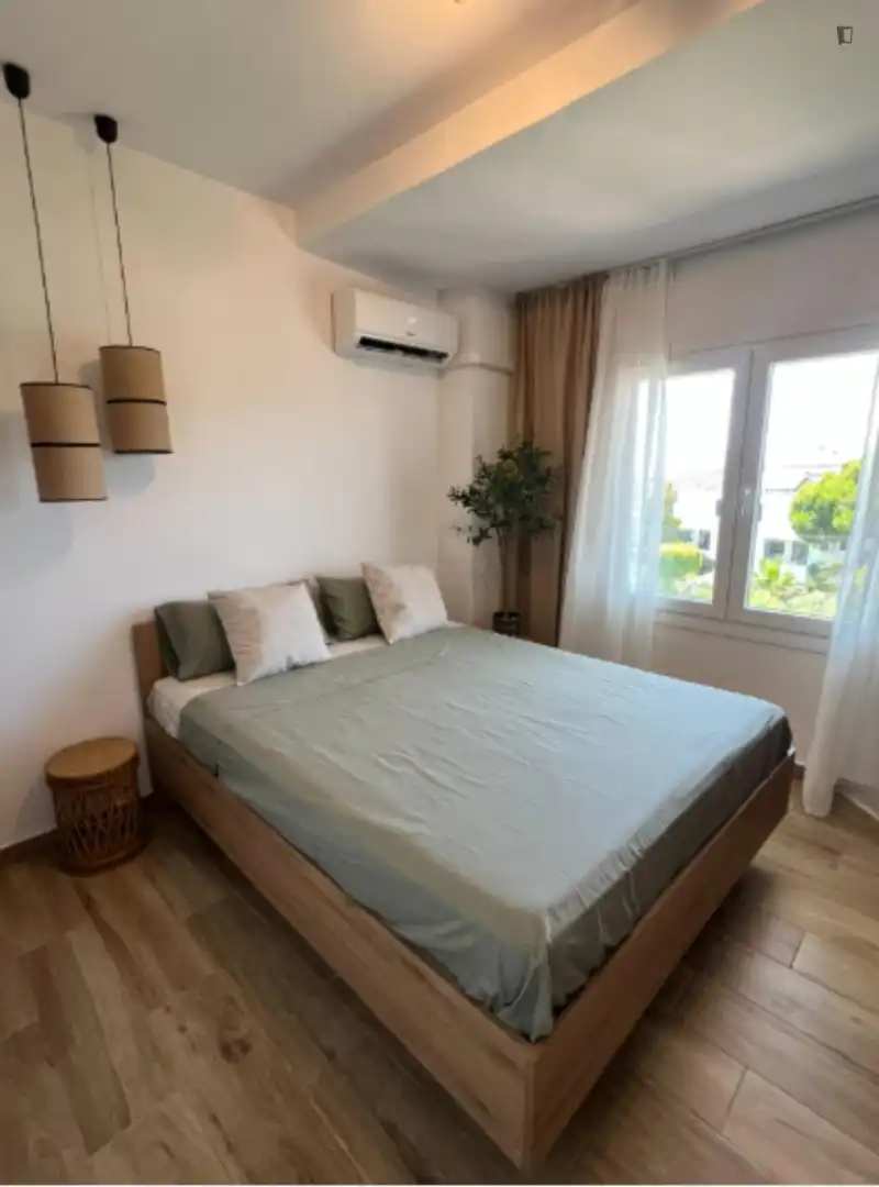 Dormitori de Casa o xalet de lloguer en Mijas amb Aire condicionat, Calefacció i Moblat