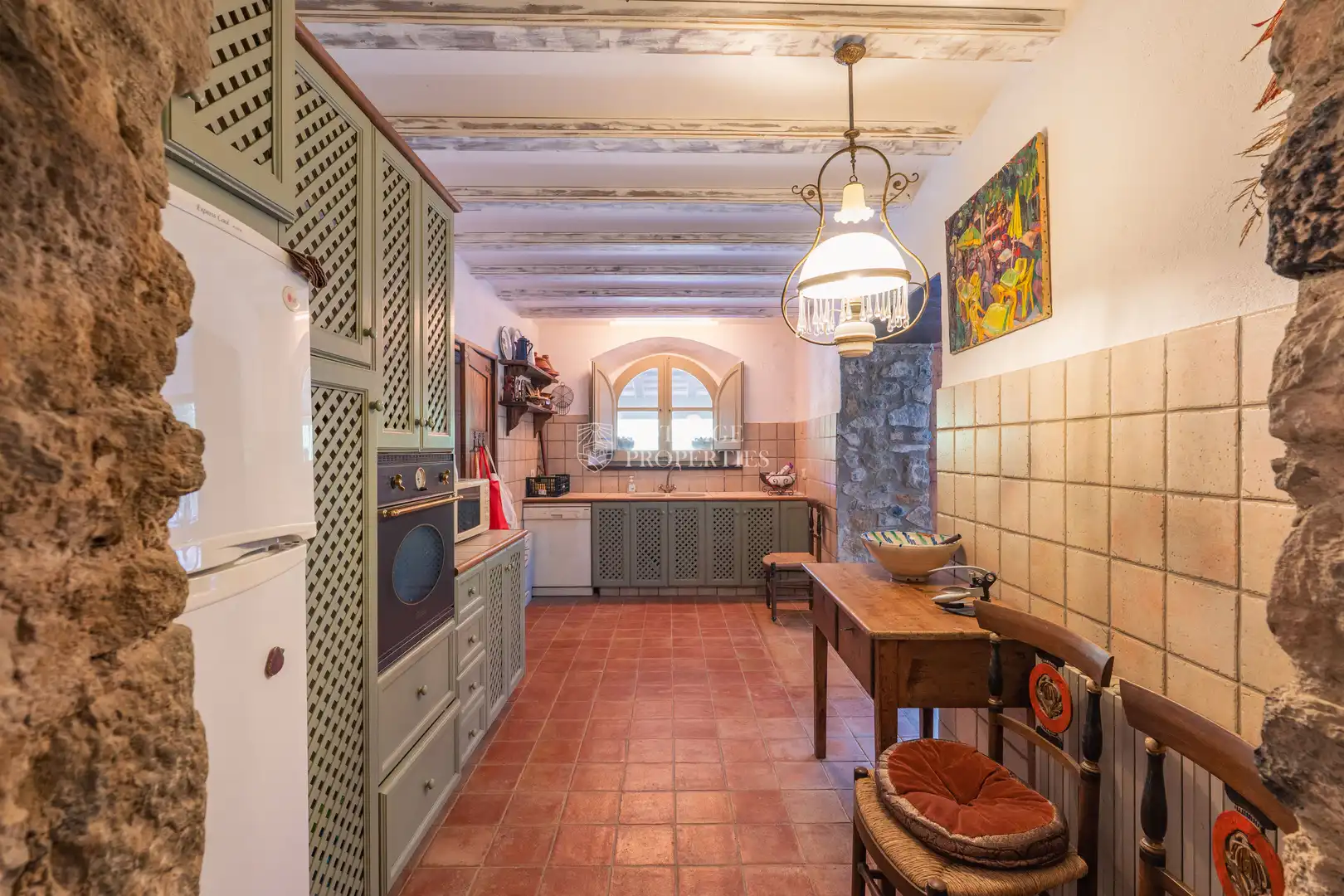 Kitchen of Country homes for sale in Foixà  with Air Conditioner, Private garden and Swimming Pool