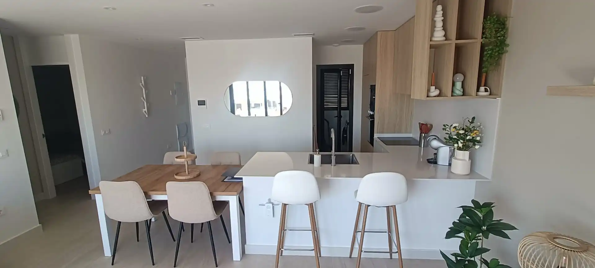 Cocina de Ático de alquiler en Torrevieja con Aire acondicionado, Calefacción y Terraza