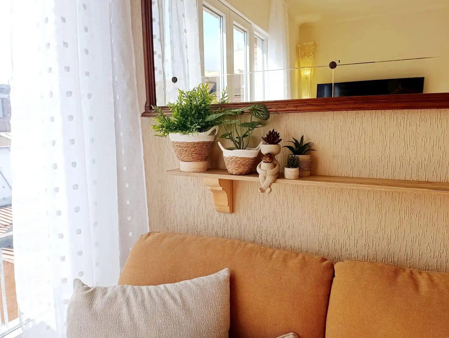 Living room of Flat for sale in Langreo  with Heating, Storage room and Furnished