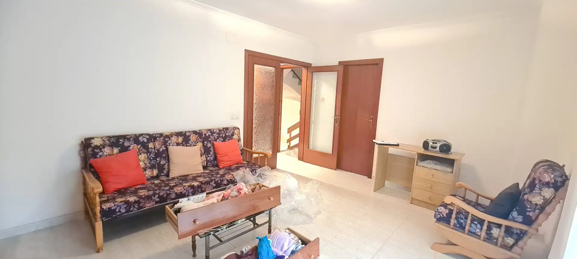 Sala de estar de Casa adosada en venta en Blanes con Calefacción, Terraza y Trastero